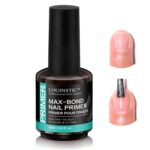 LOUINSTIC Acid-Free Nail Primer for Gel Polish & Acrylic, 15ml | Strong No-Lift Bond for Gel Polish, Acrylic & Dip Powder, Fast Air Dry, HEMA-Free, Low Odor, Long-Lasting Wear