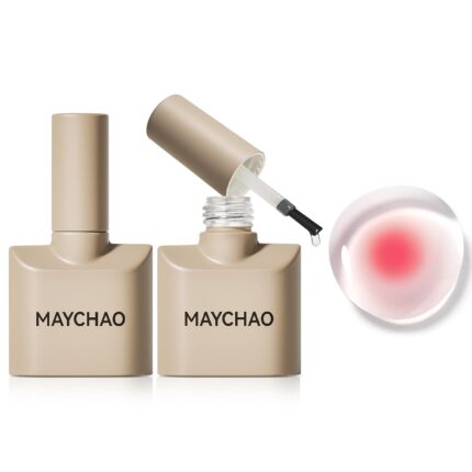 MAYCHAO 2 Pcs Blooming Gel Nail Polish, Marble Watercolor UV Gel Nail Polish, Spreading Effect Sheer Painting Nail Art Supplies, Nail Salon Manicure at Home for Women