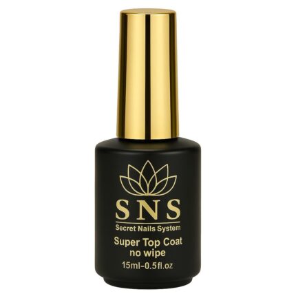 Top Coat Gel Polish 0.5 fl oz – No Wipe, High Gloss Clear Finish, Long-Lasting UV/LED Soak Off Gel, Nail Art Sealant for Gel Polish & Acrylic Nails, Strong Adhesion