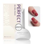 PERFECT COLOR Chrome-Proof Matte Top Coat for Isolated Chrome Nail Art, UV/LED Cured Gel Nail Polish, Anti-Stick No Wipe Matte Gel Top Coat Long-Lasting Formula, 0.5 Fl Oz