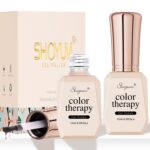 SHOYUM 2 Pcs 15ml No Wipe Gel Top Coat and Base Coat Set - Shine Finish and Long Lasting, Soak Off LED Nail Lamp Gel Base Top Coat Finish Nail Art Design Manicure Gifts for Women