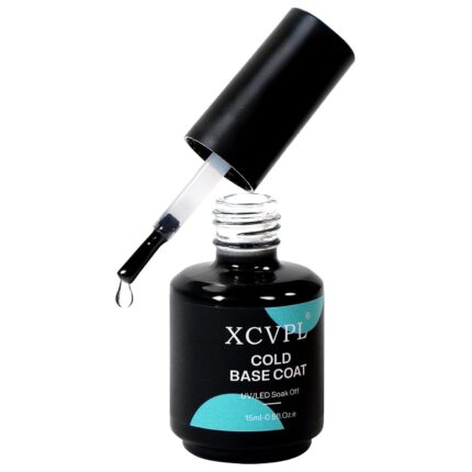 Gel Base Coat - Strong Adhesion for Long Lasting Manicure, No Lifting & No Discoloration, Protects Natural Nails from Stains, Cures with UV LED Light